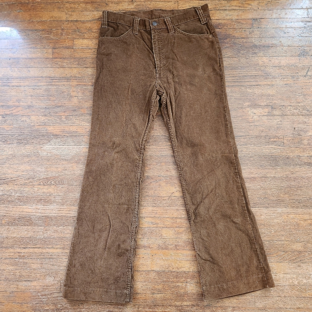 VTG 1970s Levi's Jeans Bootcut/Bellbottom Corduroy Pants Made In USA